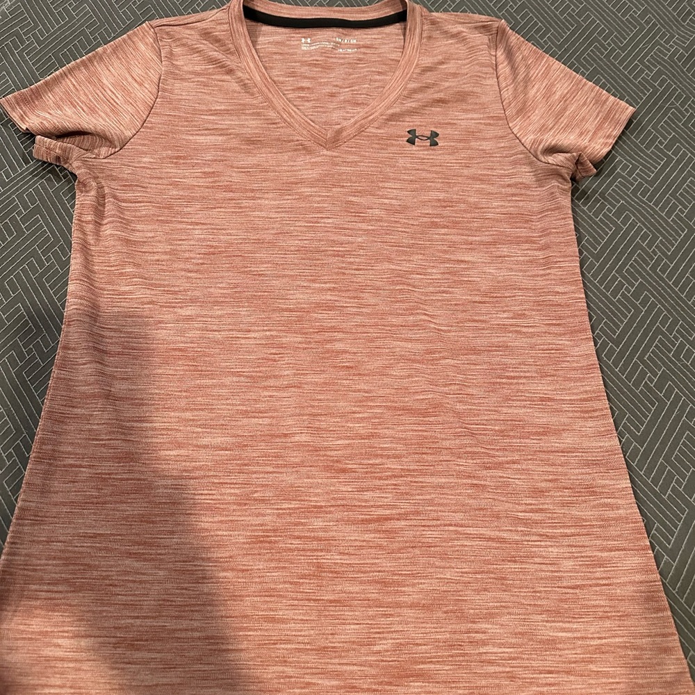 Under Armour Pink Fitted Short Sleeve T-Shirt